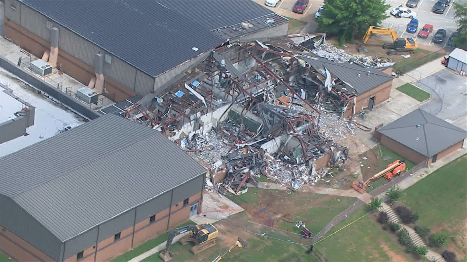 East Paulding High School gym destroyed in fire