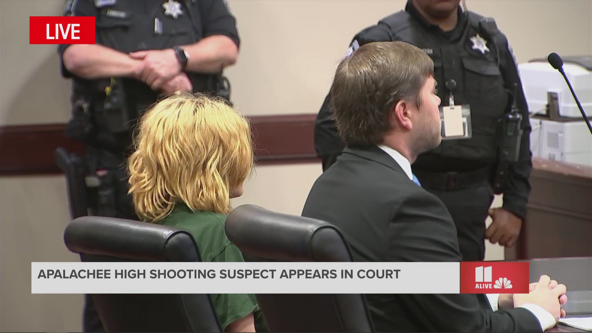 Colt Gray, the accused gunman in the Apalachee High School shooting, had his first court appearance on Friday.