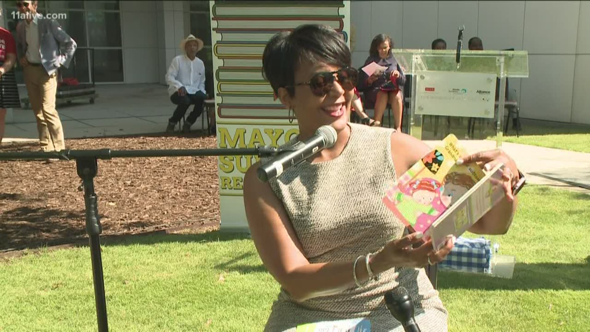 Mayor Keisha Lance Bottoms said reading is her favorite thing to do.