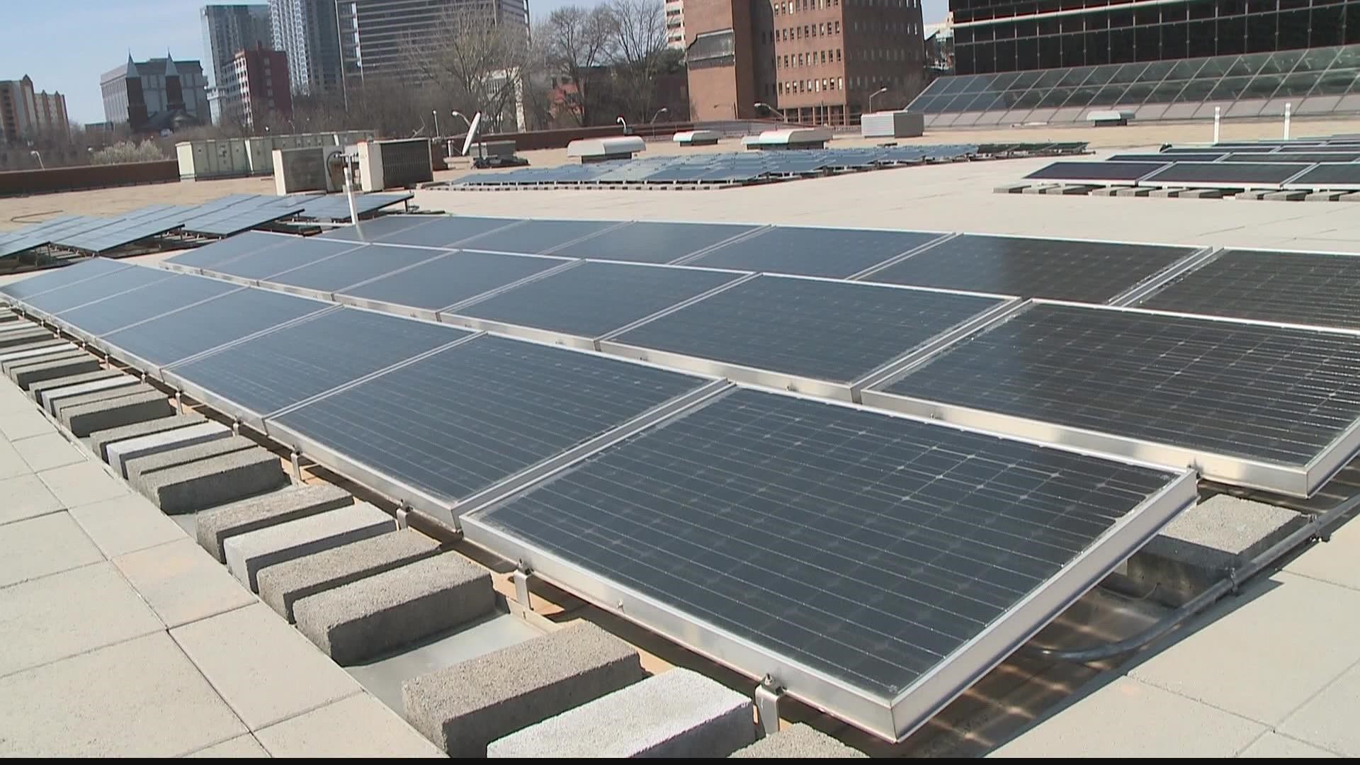 Young plans on turning sunlight into energy at his Fulton County home.