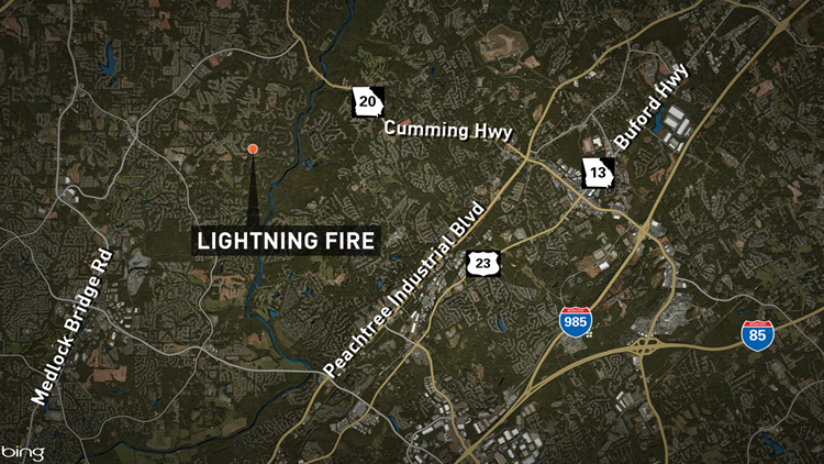 Officials: Home likely 'totally lost' to fire sparked by lightning ...
