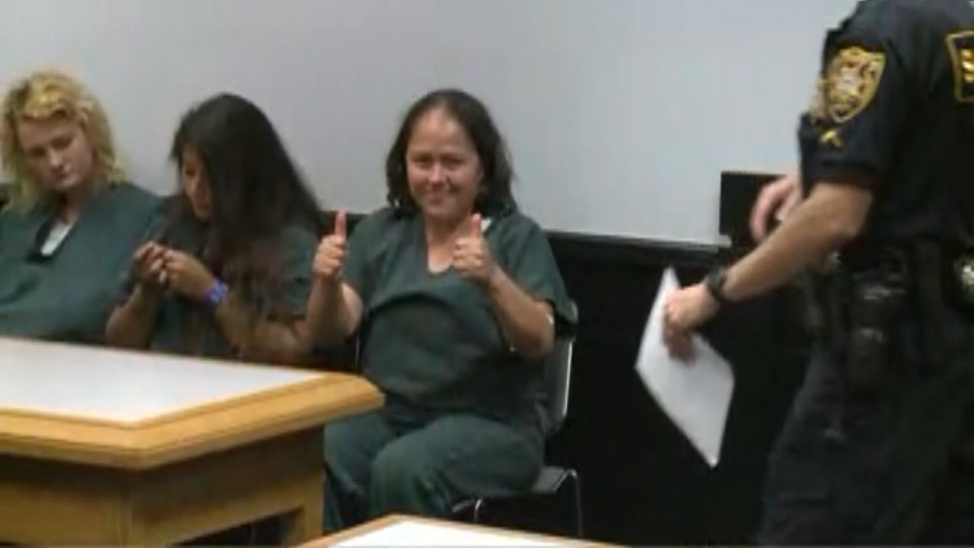 Mom accused of killing family shows bizarre behavior during first ...