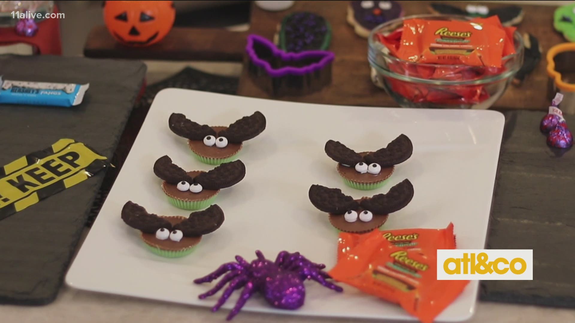 Food and lifestyle expert Justine Santaniello shares spooky Hershey's Halloween treats perfect for your trick-or-treaters.