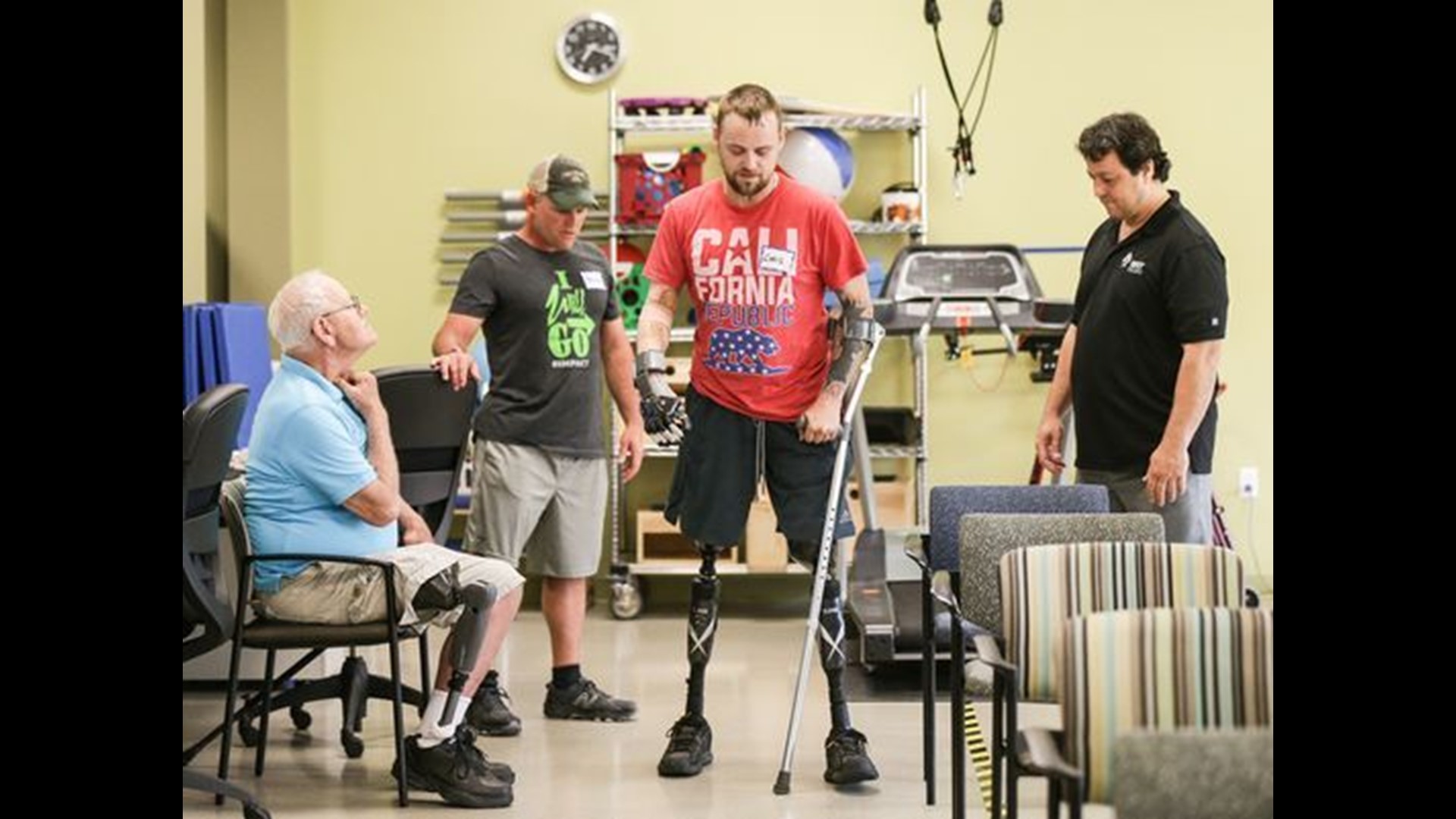 'Walking school' shows amputees a new life without wheelchairs