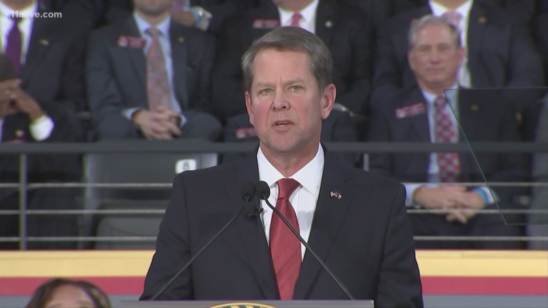 Brian Kemp has officially been sworn in as Georgia's 83rd governor.