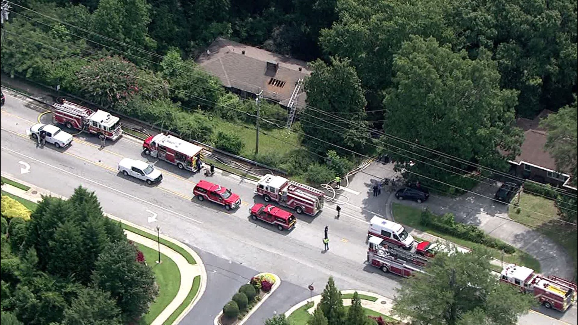 Two people rescued from house fire, victim in cardiac arrest | 11alive.com