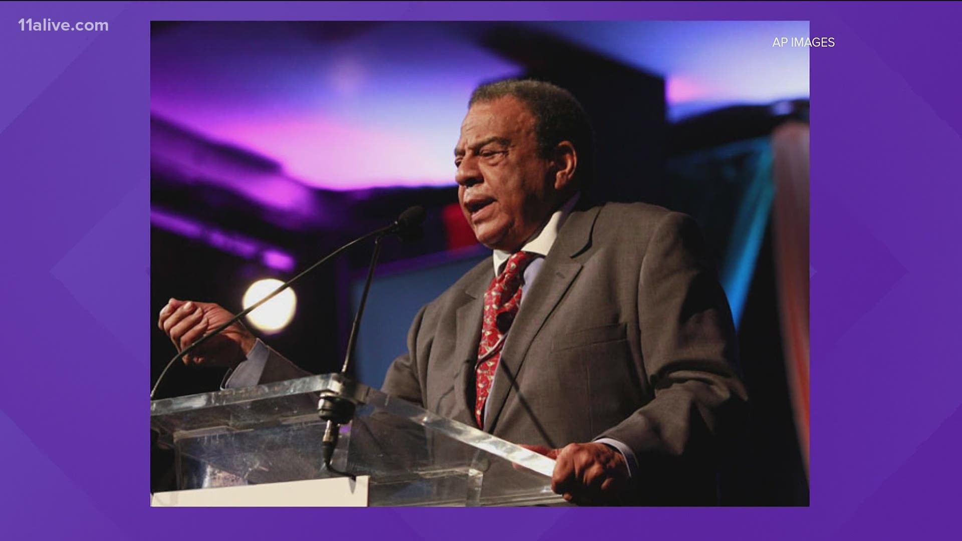 Former Ambassador and Atlanta Mayor Andrew Young turns 89 Friday, but he received an early birthday present.