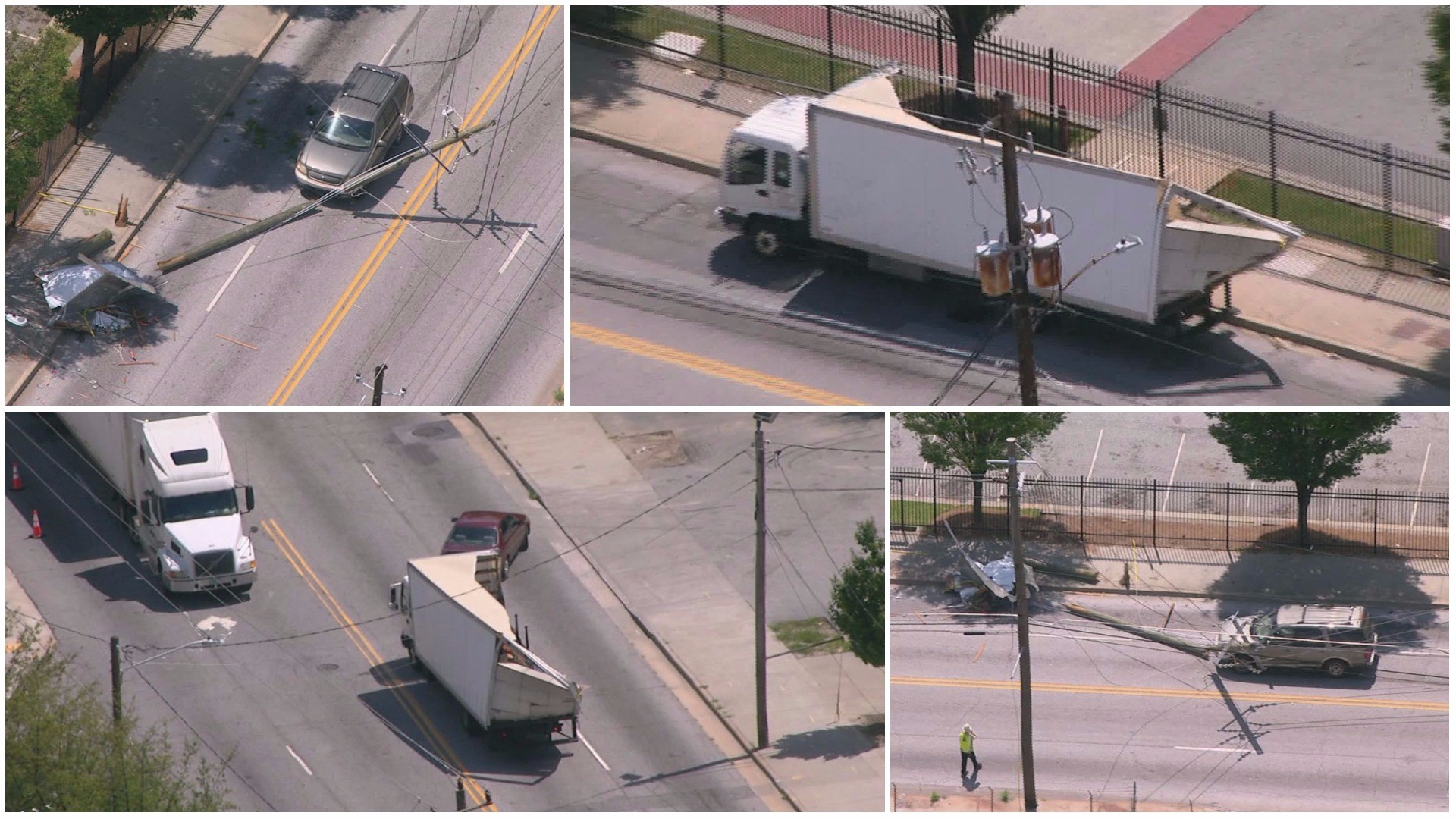 Atlanta Municipal Court closed after box truck knocks down power line ...