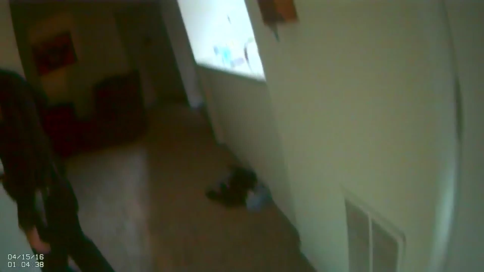 Armed with bodycams attached to their uniforms, Griffin officers burst through the door of the apartment.