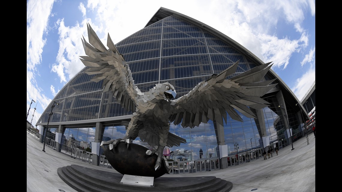 Fisheye View of Minnesota Vikings US Bank Stadium in Minneapolis