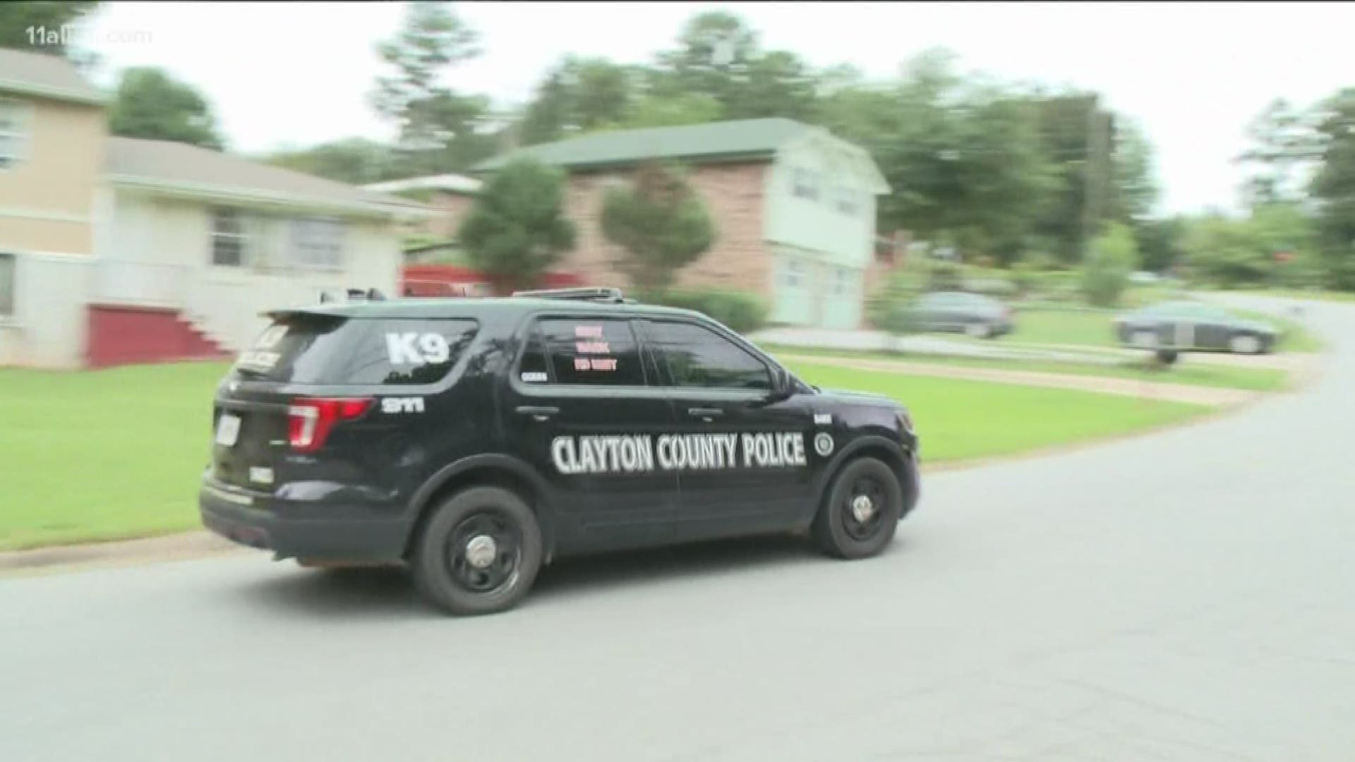 A teen was found lying face-down in the grass in Clayton County on Thursday night.