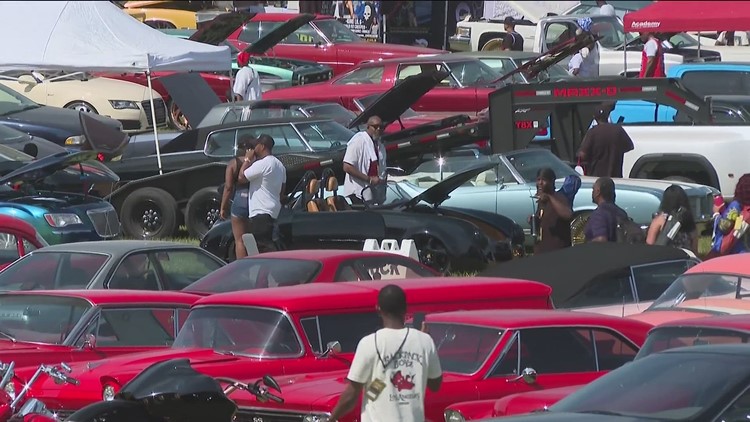 Behind the scenes of Rick Ross' massive car show at his metro Atlanta mansion