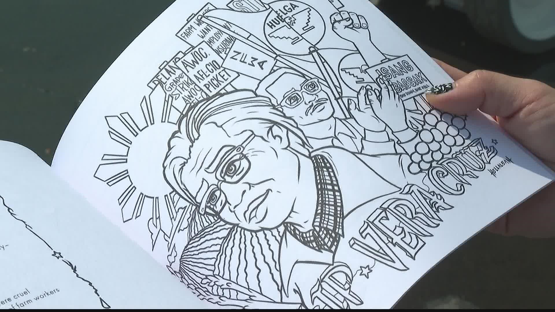 The Asian American Advocacy Fund created a coloring book to help empower members of the Asian community and teach others about their history and culture.