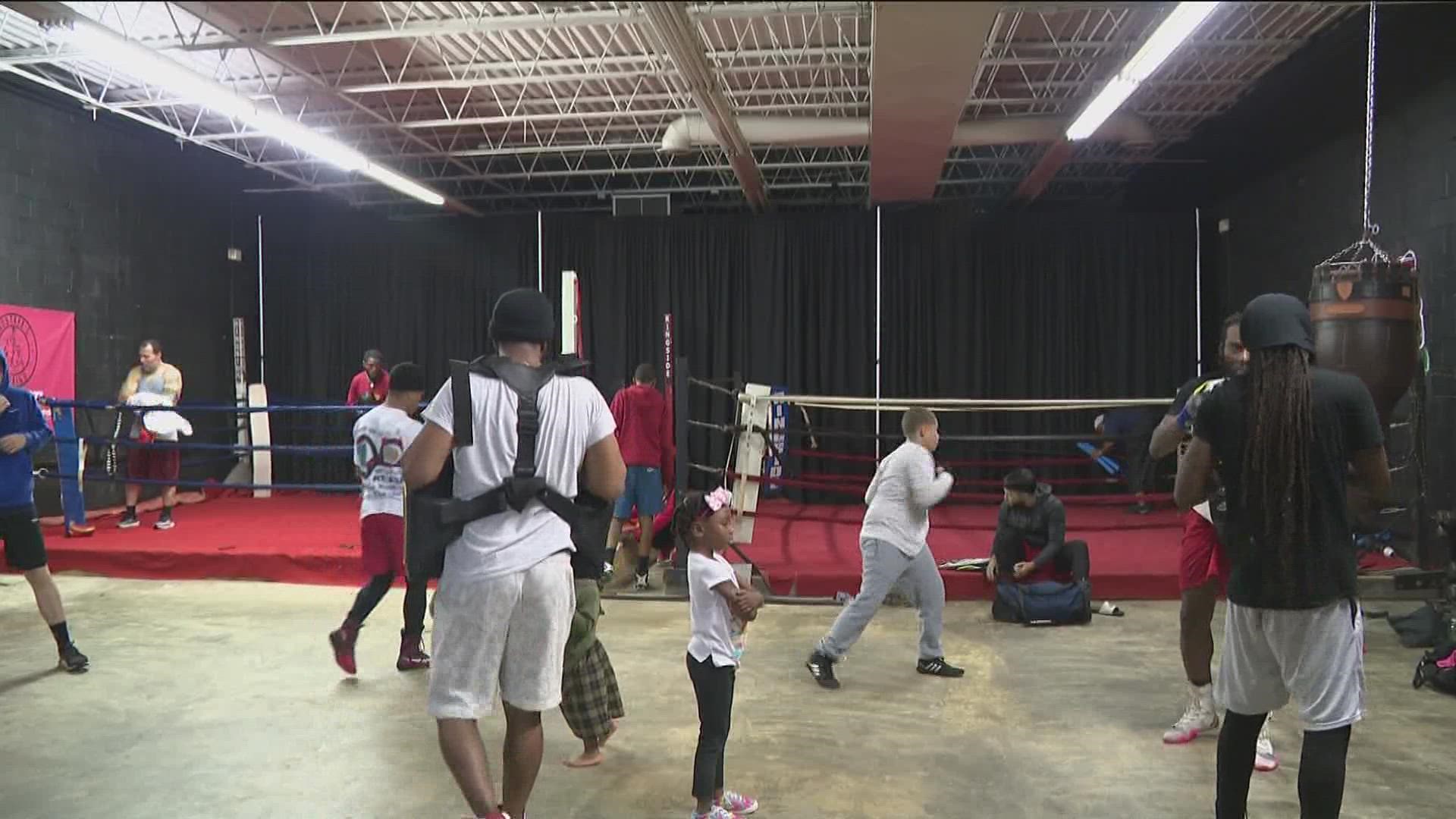 The boxing gym is designed to keep young people focused and out of trouble. One participant found a home there after losing everything in Hurricane Ida.