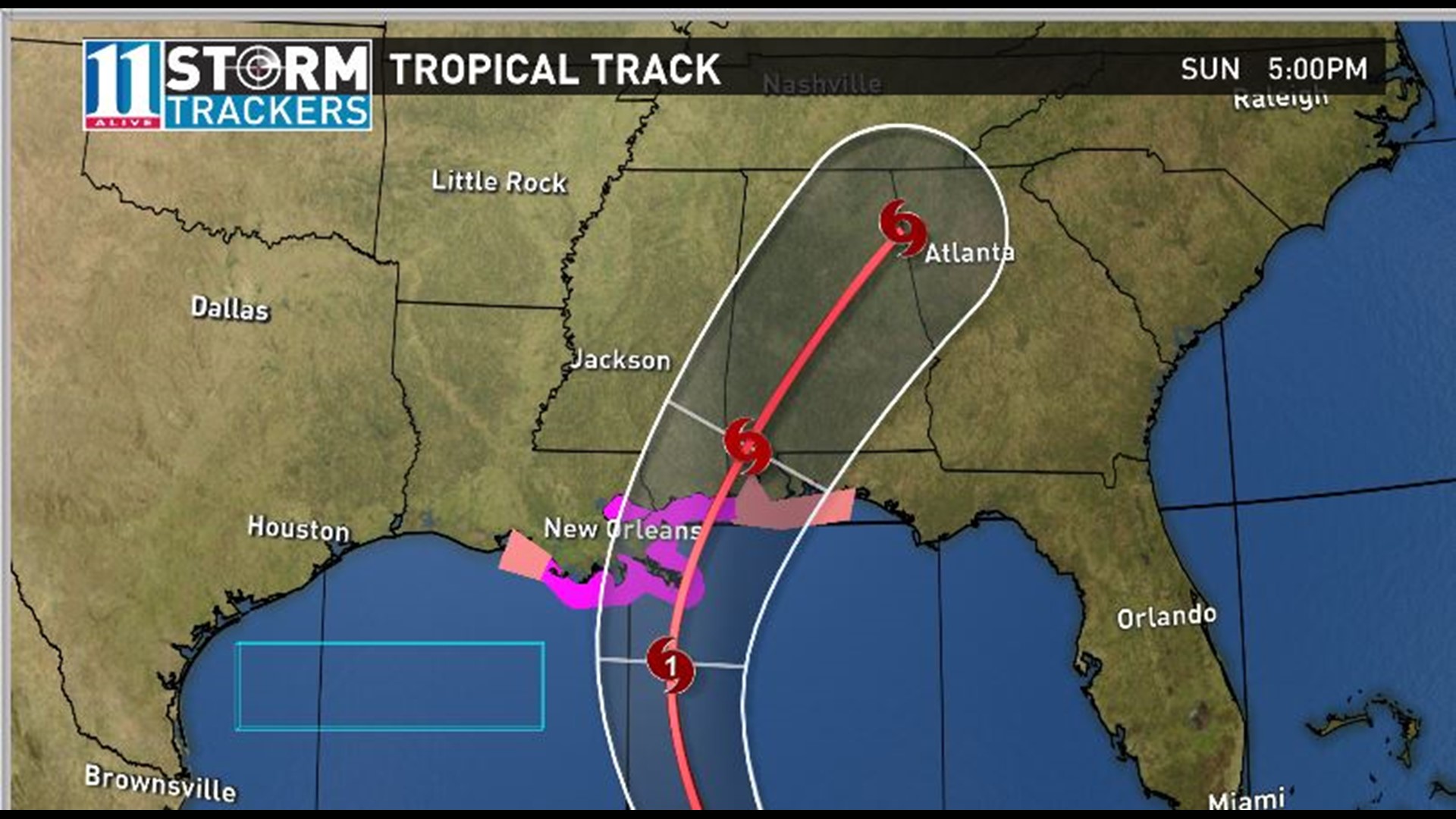 Hurricane Warning issued for parts of Gulf Coast ahead of Tropical ...