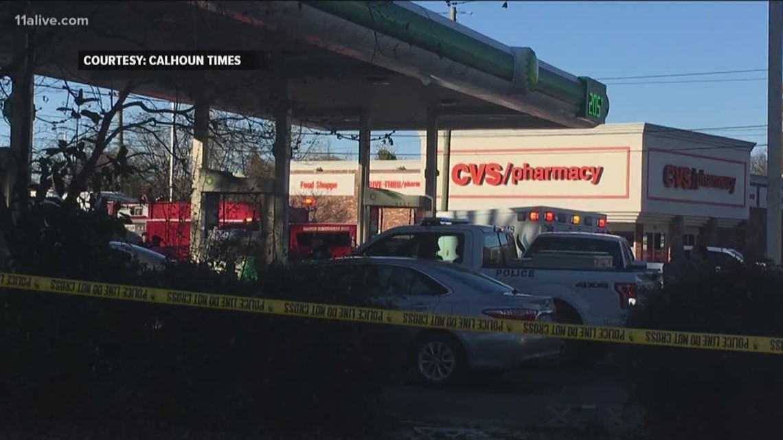 Officer injured, suspect killed in Calhoun shooting