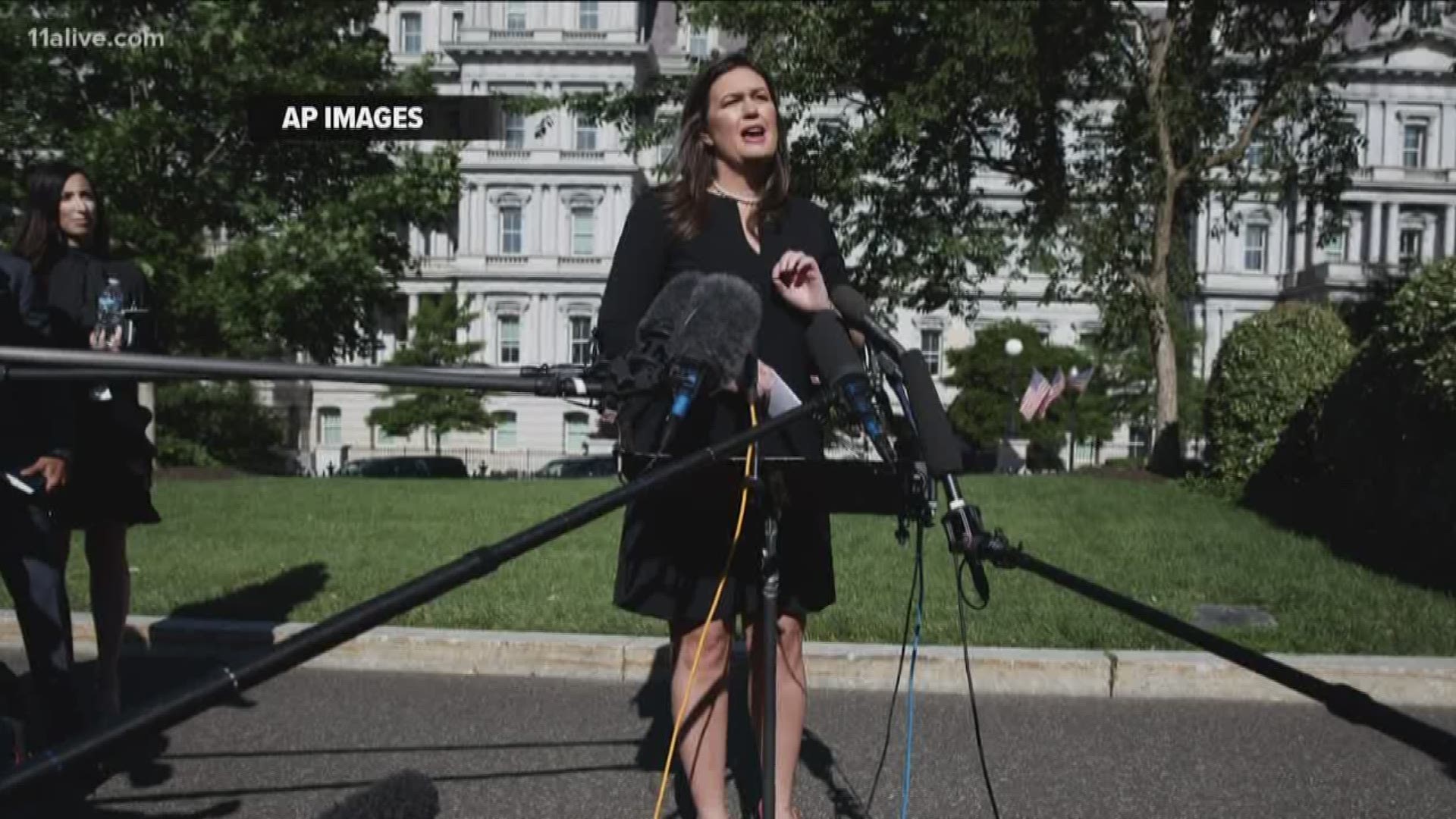 White House Press Secretary Sarah Huckabee Sanders will be leaving the Trump administration at the end of June, President Donald Trump announced Thursday afternoon.