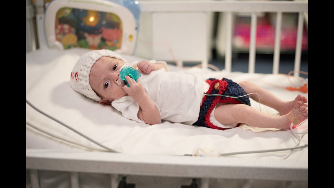 Nurse knits special costumes for NICU babies� first
