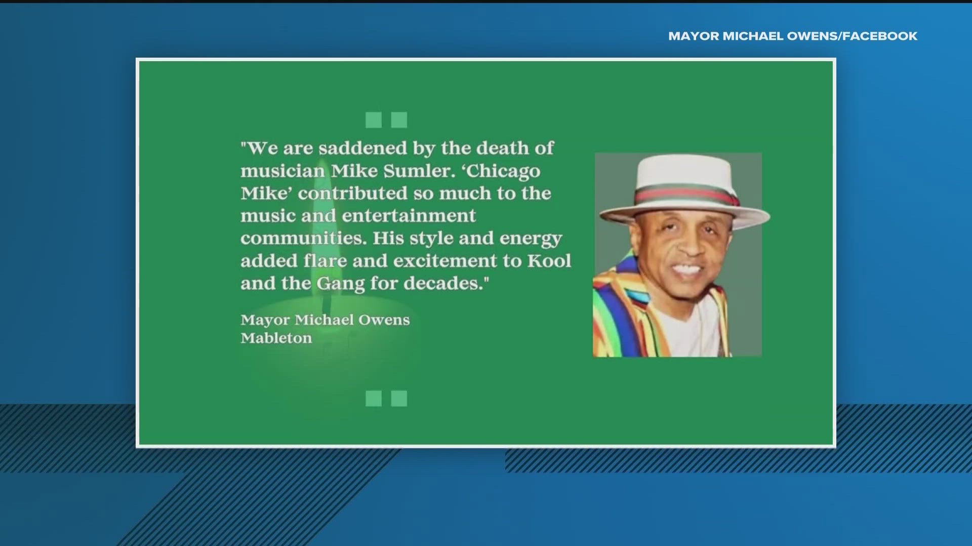 Kool & the Gang's Michael Sumler dies at 71 in car crash 11alive