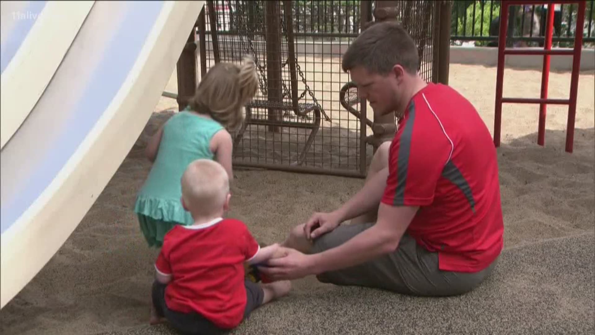 The study says dads are more playful with their kids.