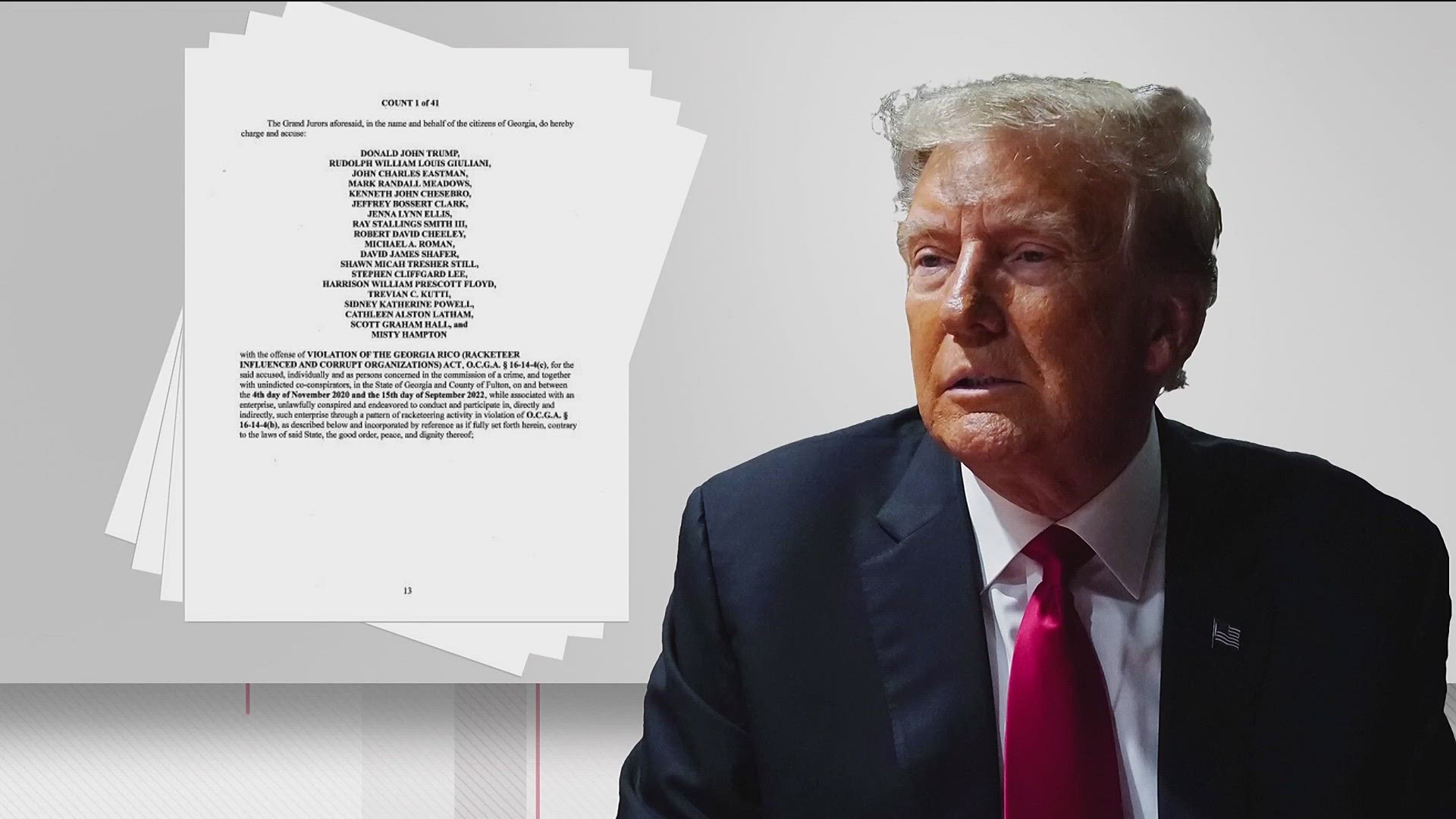 The nearly 100-page indictment accuses President Donald Trump and others of violating the law in their efforts to overturn the 2020 election. Here's what we know.