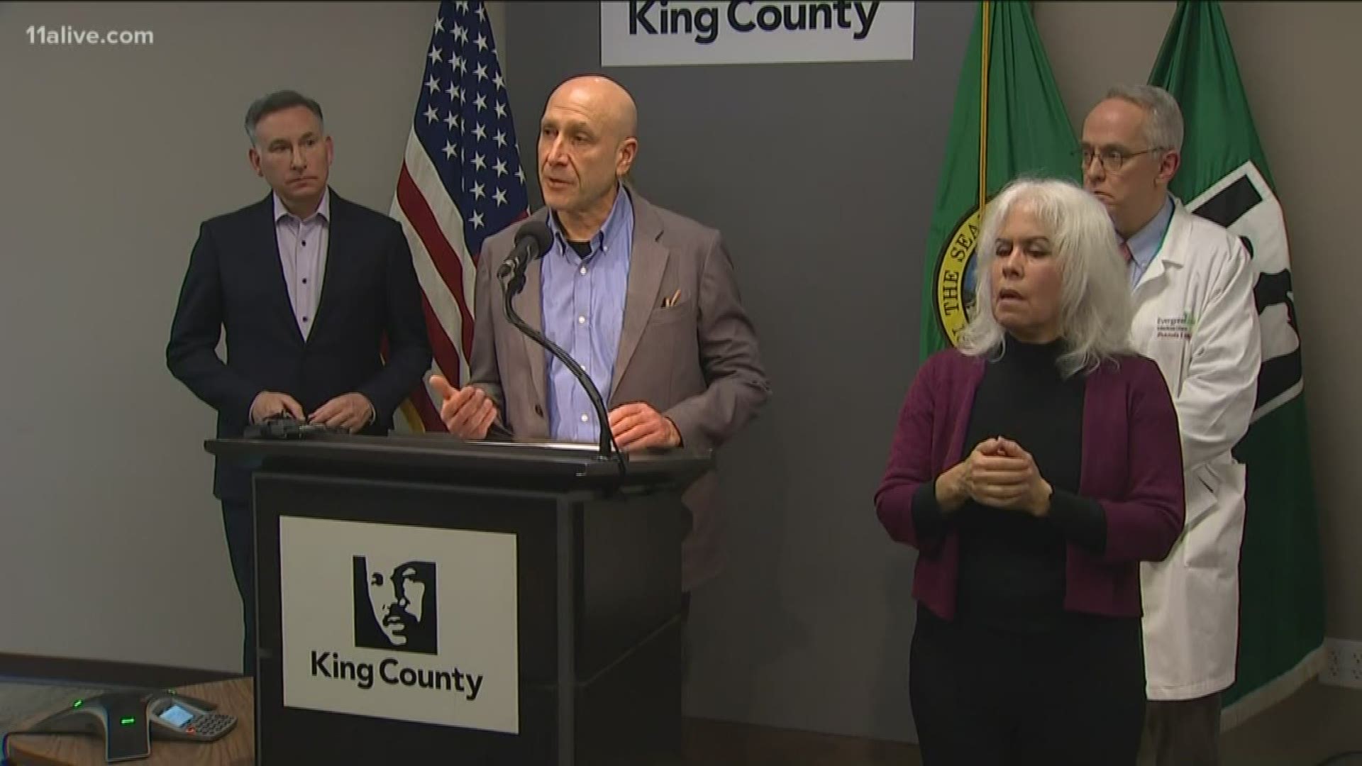 Seattle health officials said the man who died of COVID-19 was in his 50s and had underlying health conditions.