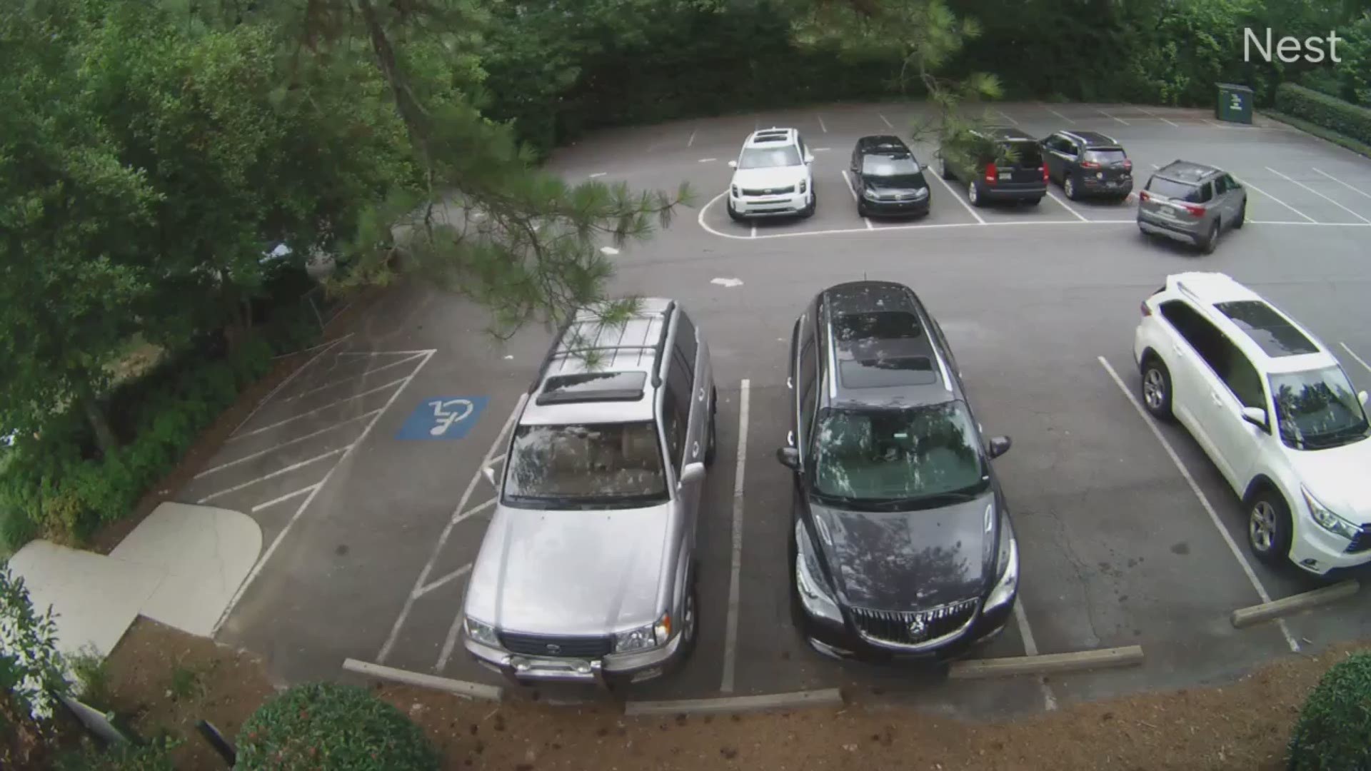 Dunwoody Police released the video Tuesday morning and said they are looking for info on a 2018-2019 GMC Acadia seen in the video.