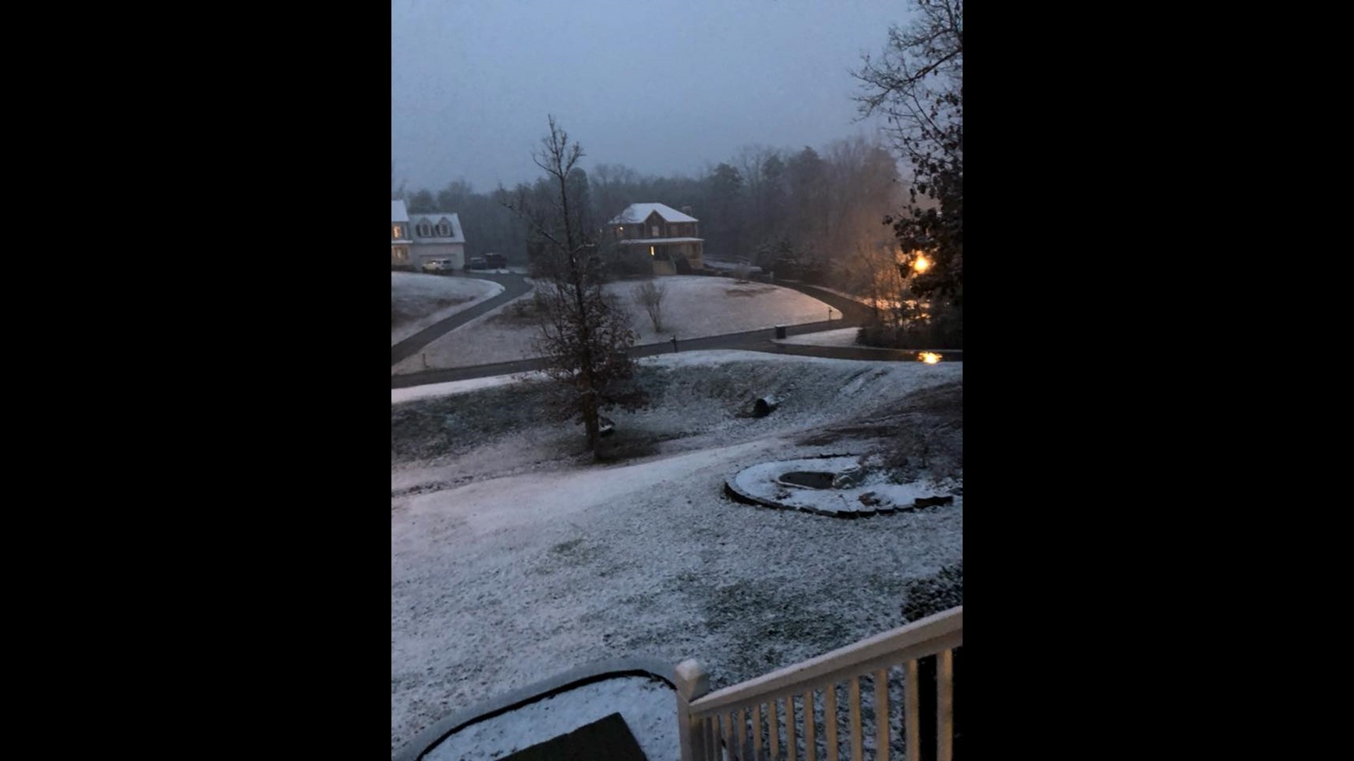 PHOTOS Snow in 2017!