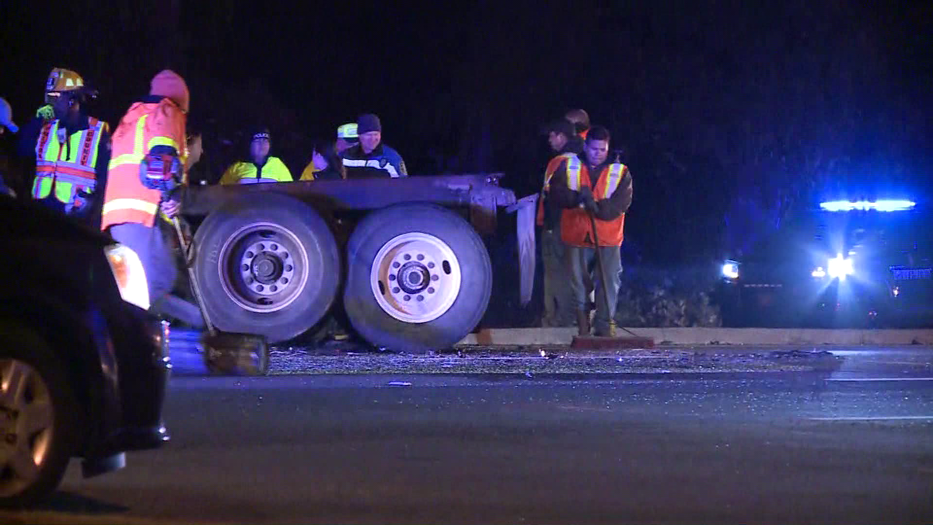 Driver killed after fiery crash with tractor trailer | 11alive.com