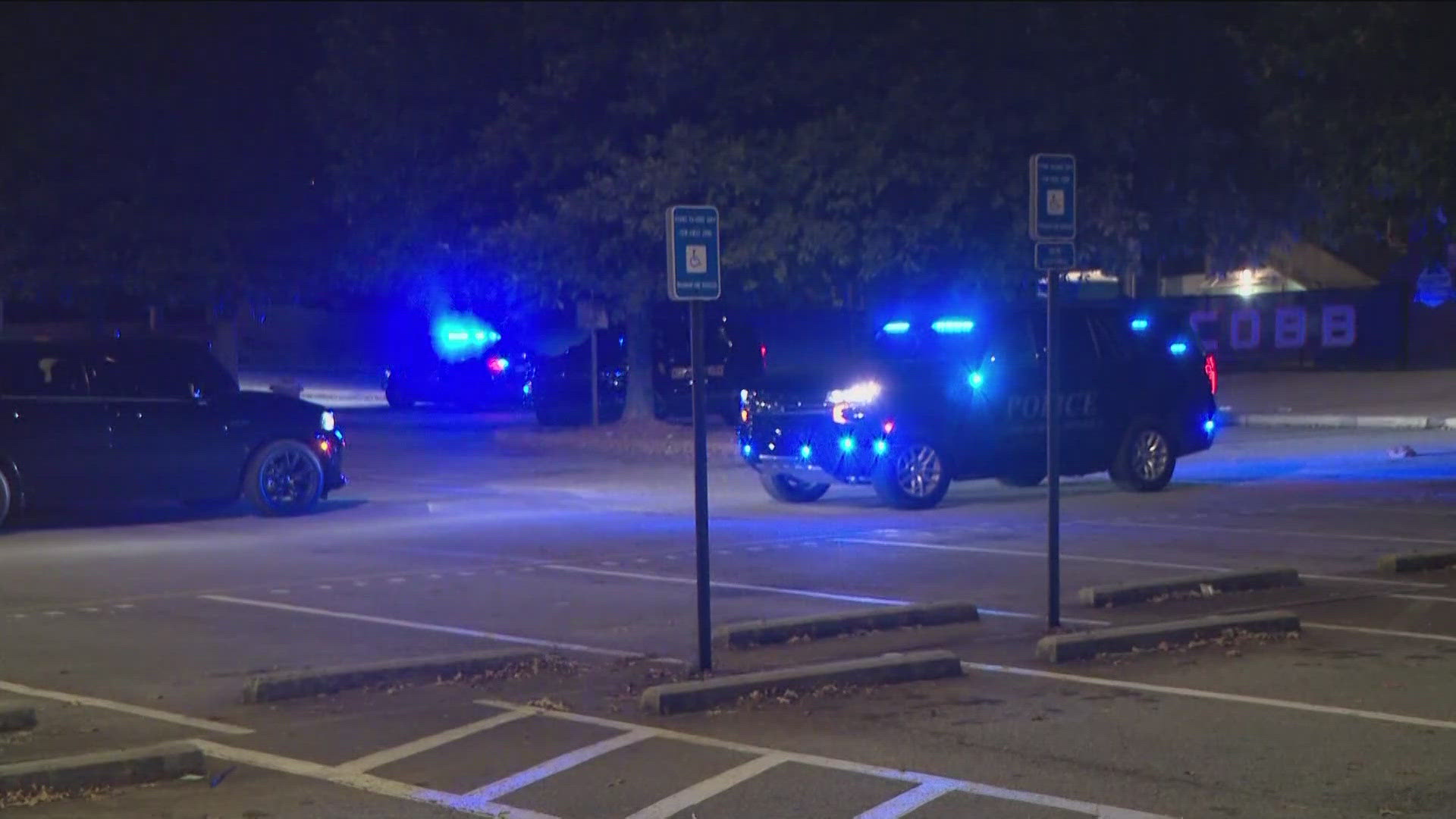 Shots were fired at South Cobb High School on Saturday night.