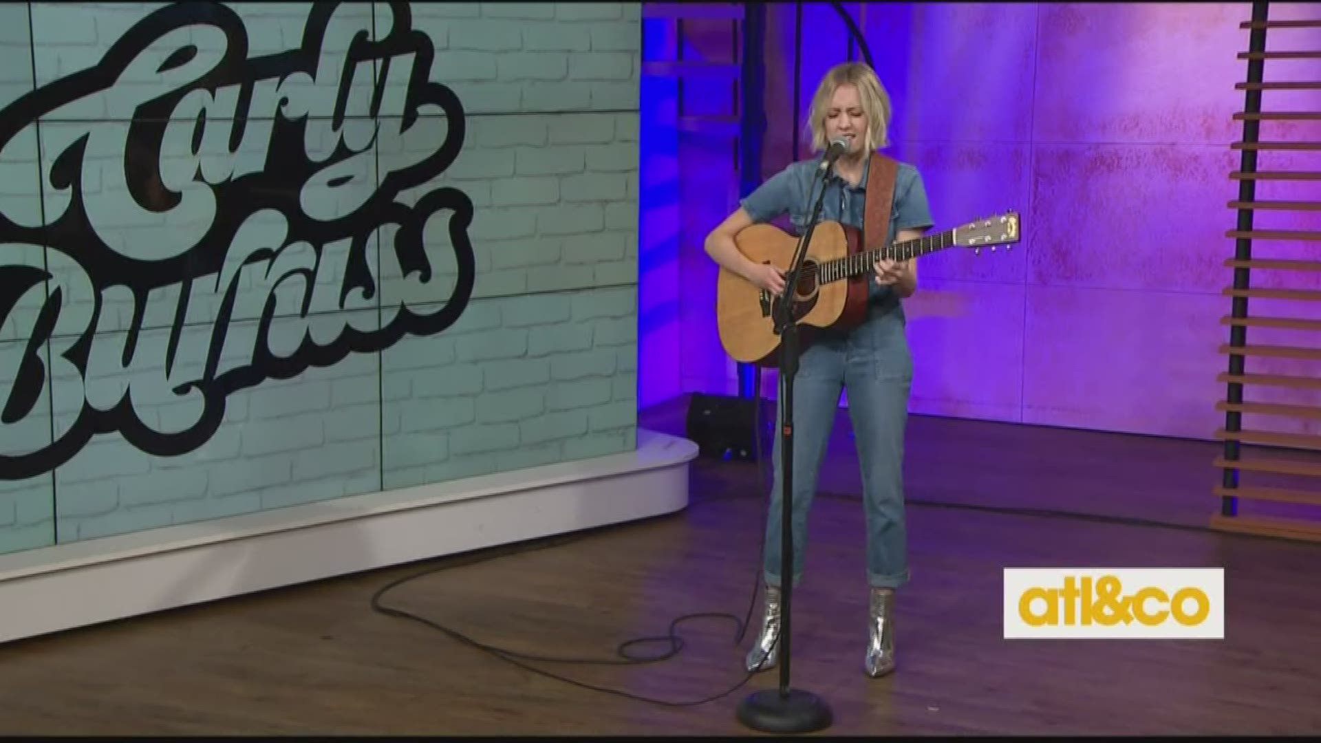 Local singer/songwriter and rising star Carly Burruss performs on 'Atlanta & Company'
