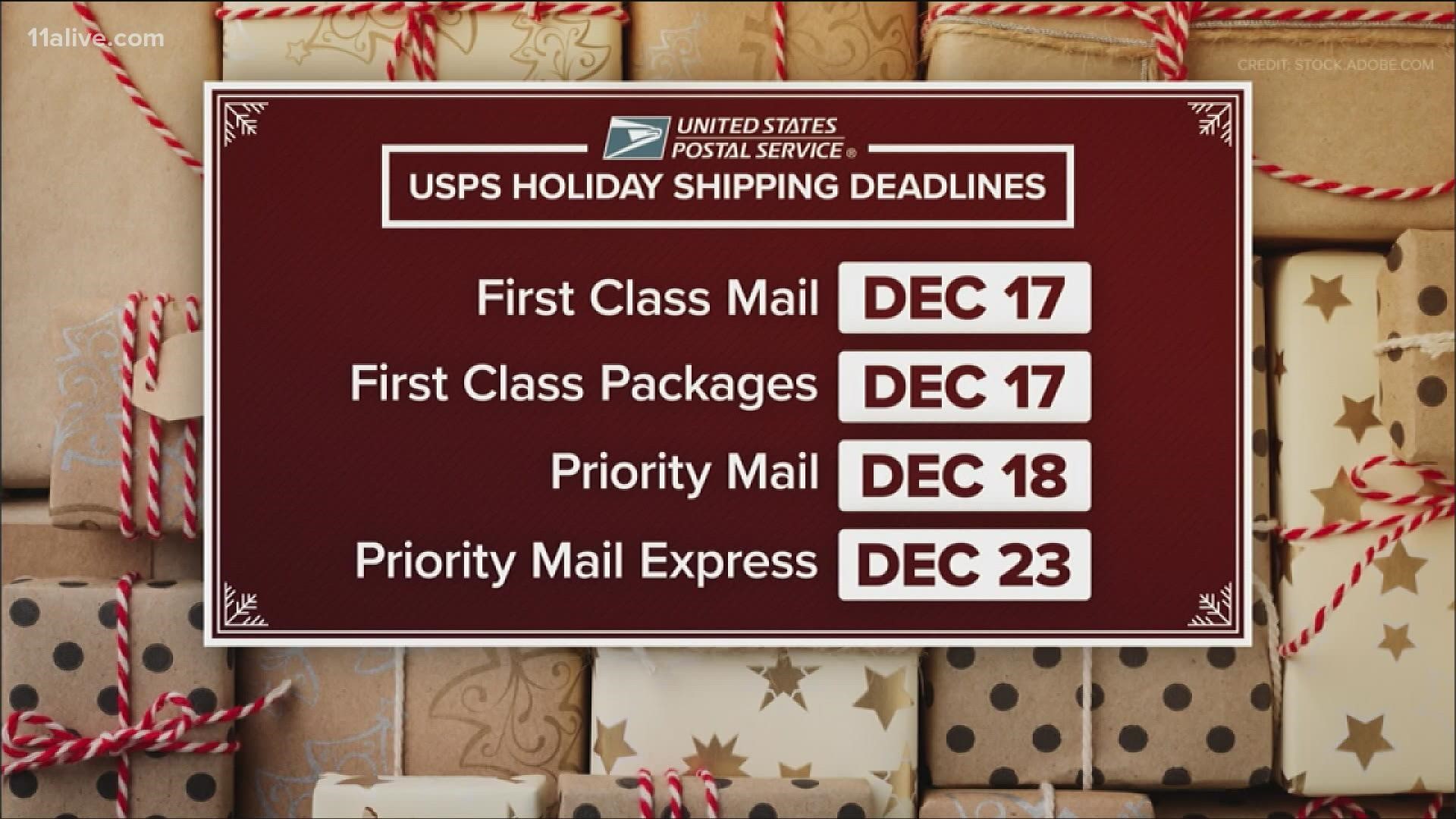 USPS, UPS, shipping deadlines What to know to beat holiday rush