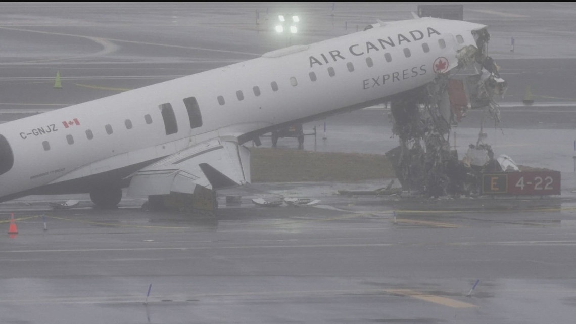 Pilot and co-pilot killed after passenger jet crashes into emergency ...