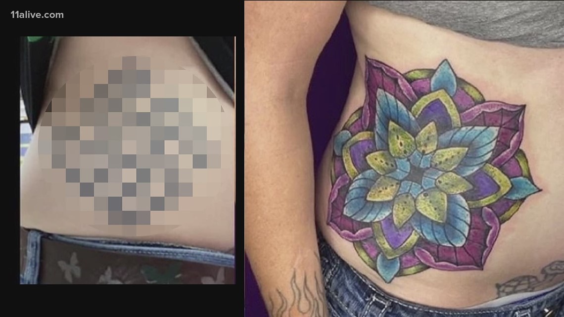 Atlanta Redemption Ink erasing hate covering up racist tattoos  11alivecom