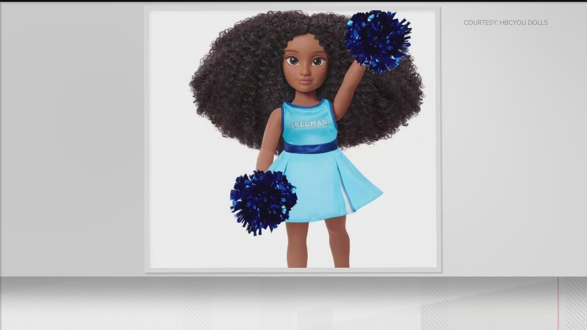 Launched in the fall and dressed in Spelman blue, the doll is modeled after a Spelman cheer captain.