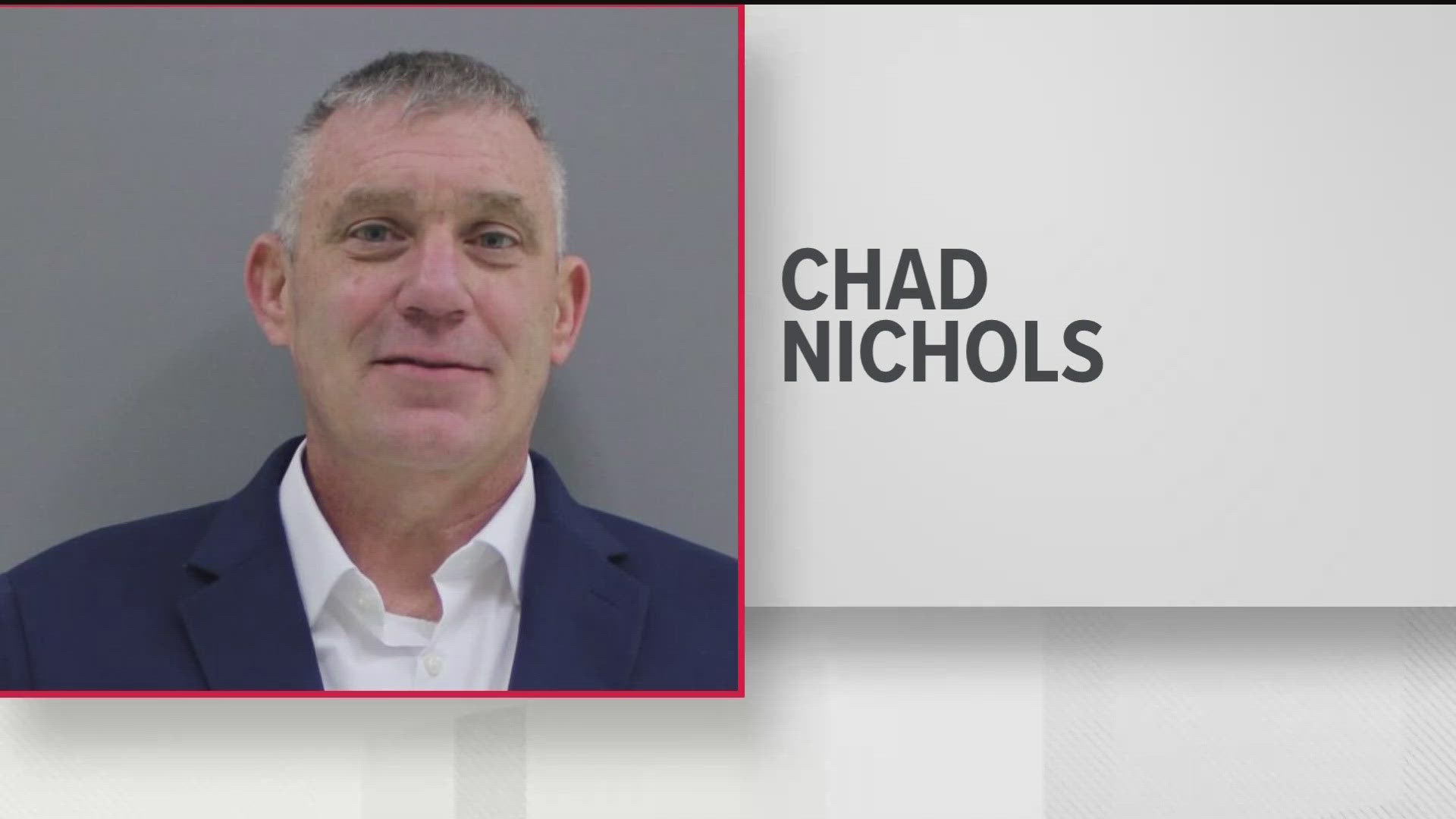 This comes after Chad Nichols turned himself in on May 31 on sexual battery and public indecency charges.