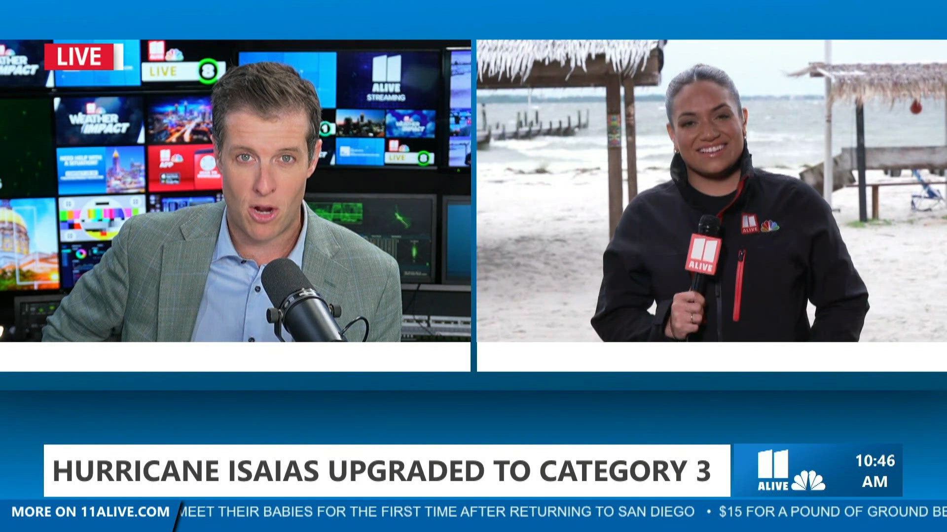 Desk Procedure Examples Isaias hours from landfall as Pensacola braces | 11alive.com