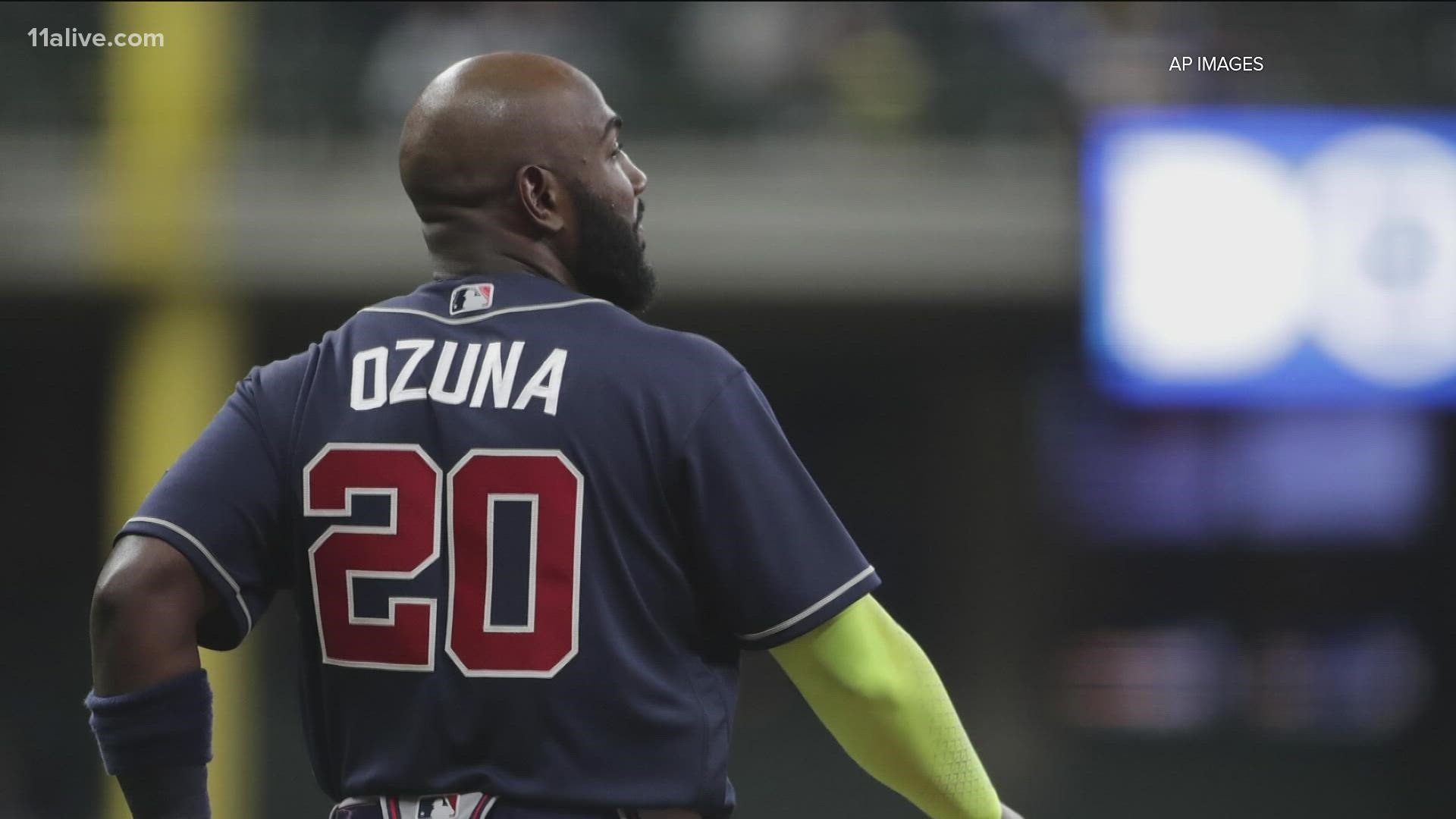 Atlanta Braves star Marcell Ozuna is returning much of last season's paycheck after the outfielder violated Major League Baseball's domestic violence policy.