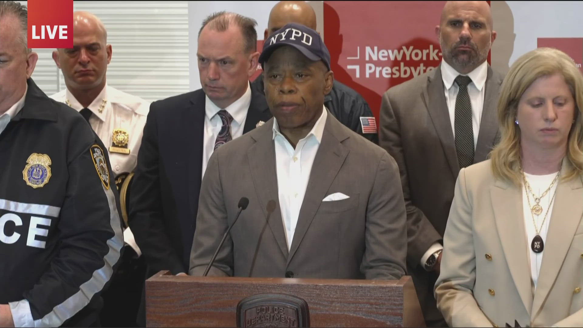 NYC Mayor Eric Adams and the police department gave an update on the deadly shooting Monday night, July 28. 