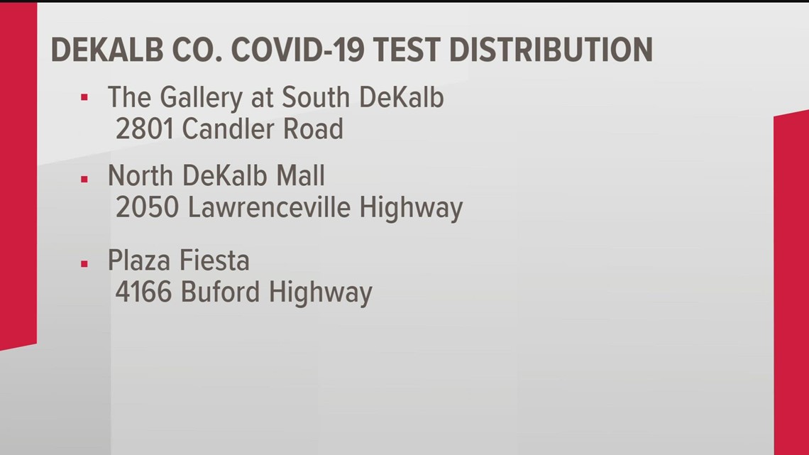 DeKalb gives out free COVID test kit