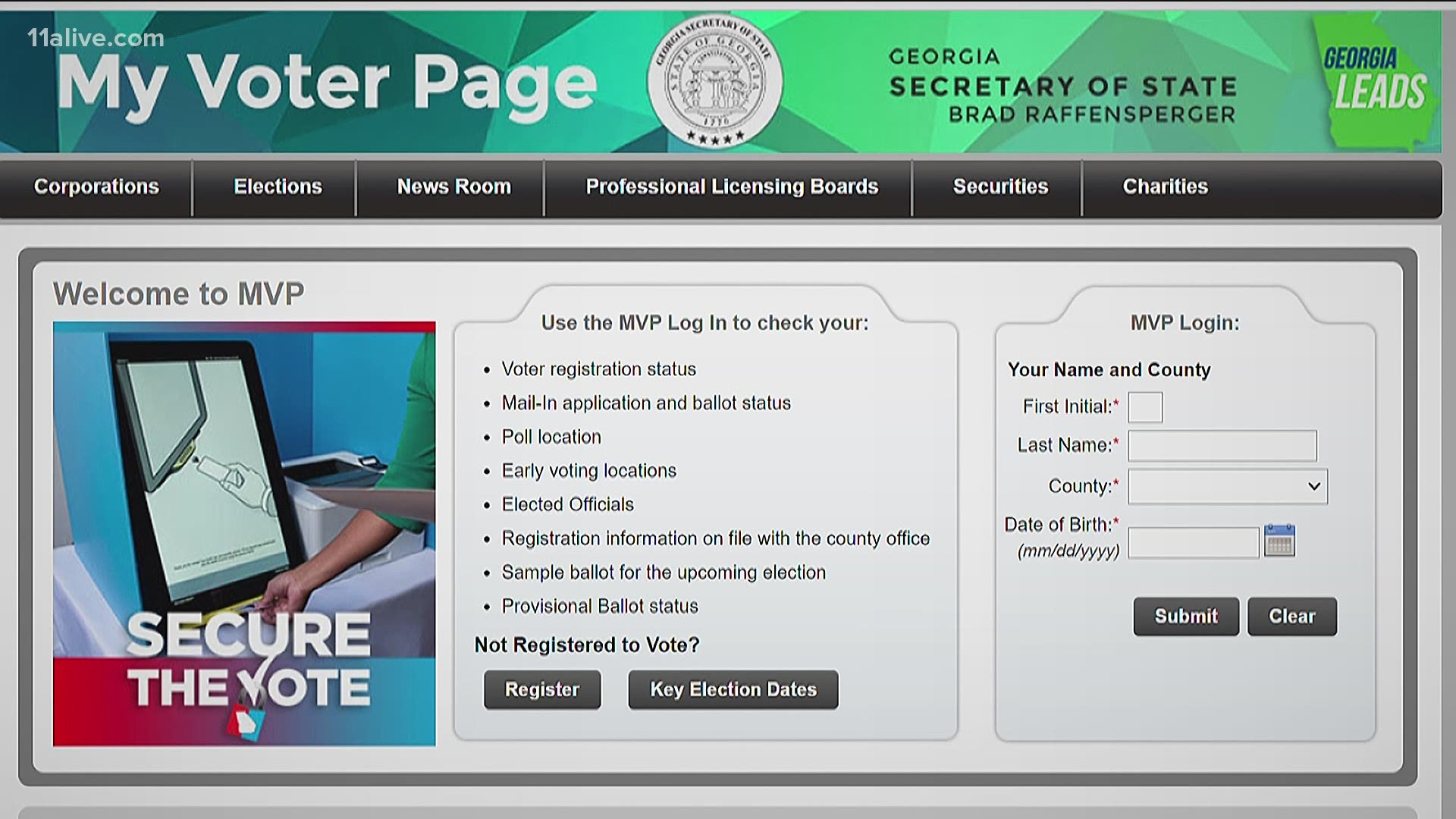 Here is how to check your voting status online