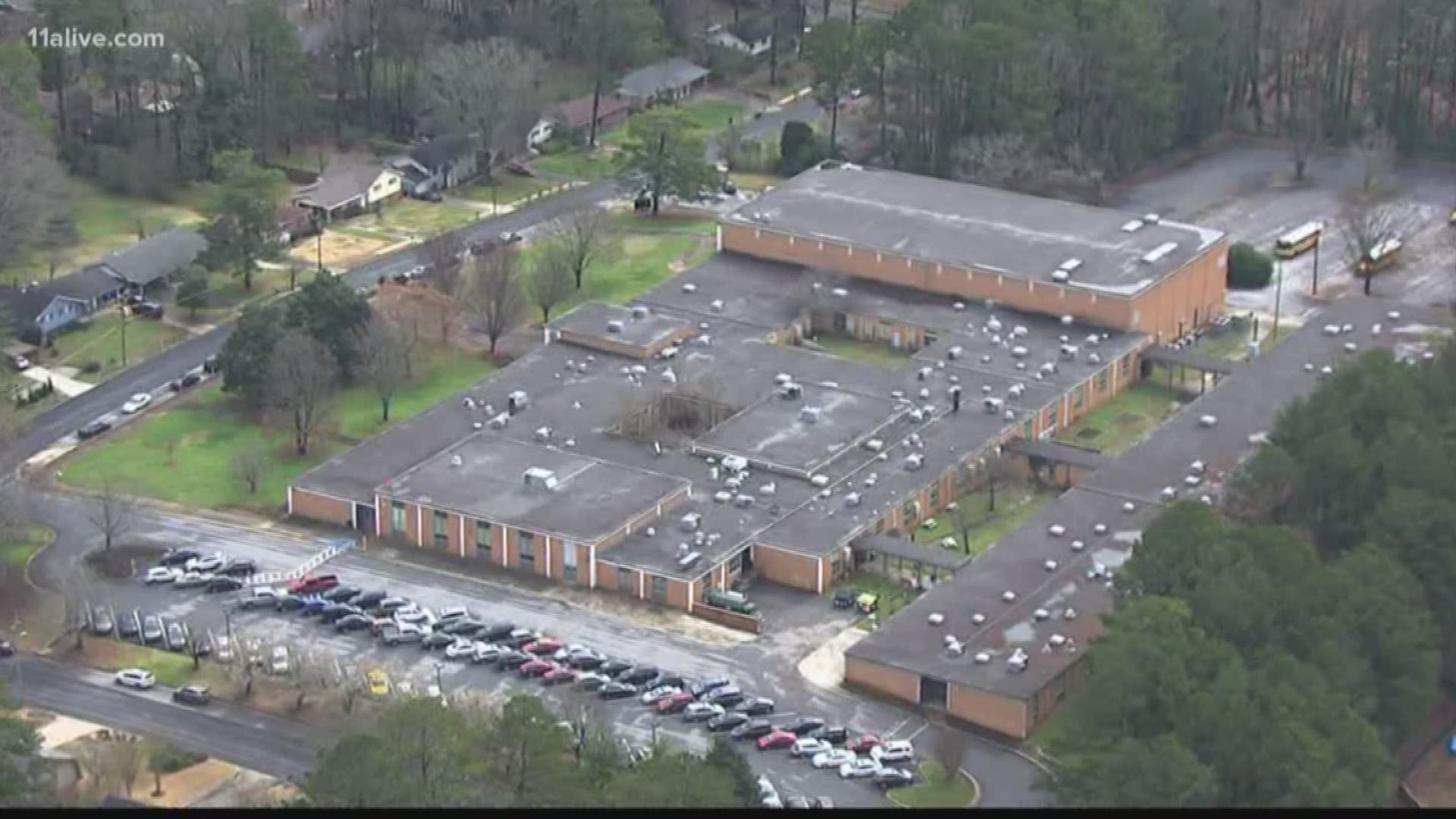 The threat was made against Druid Hills Middle, authorities said.