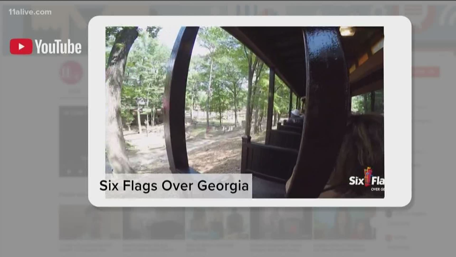 Weekend visitors to Six Flags seeking thrills may have found one that was entirely unintentional when a train derailed at the Atlanta-area amusement park.