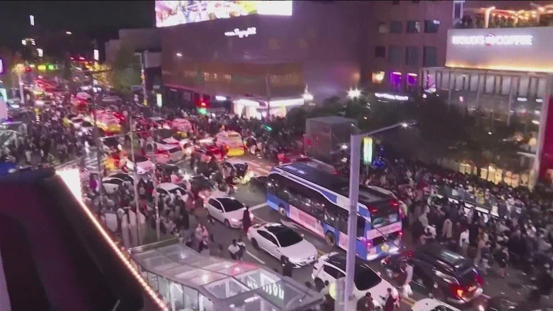 South Korean police are still investigating what caused the crowd to surge.