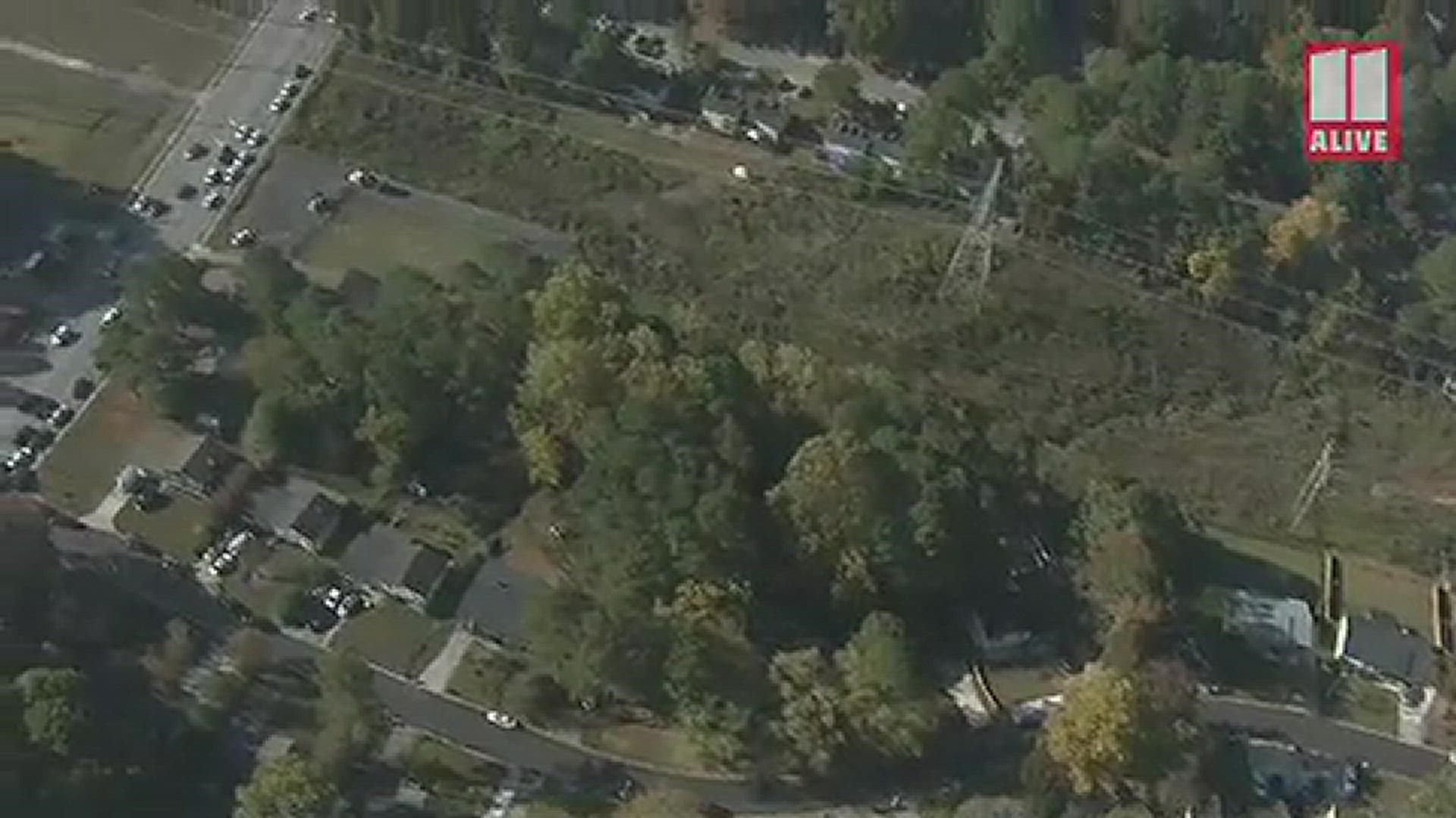 Scene At Gwinnett Police Investigation Of Shooting Involving Officer ...