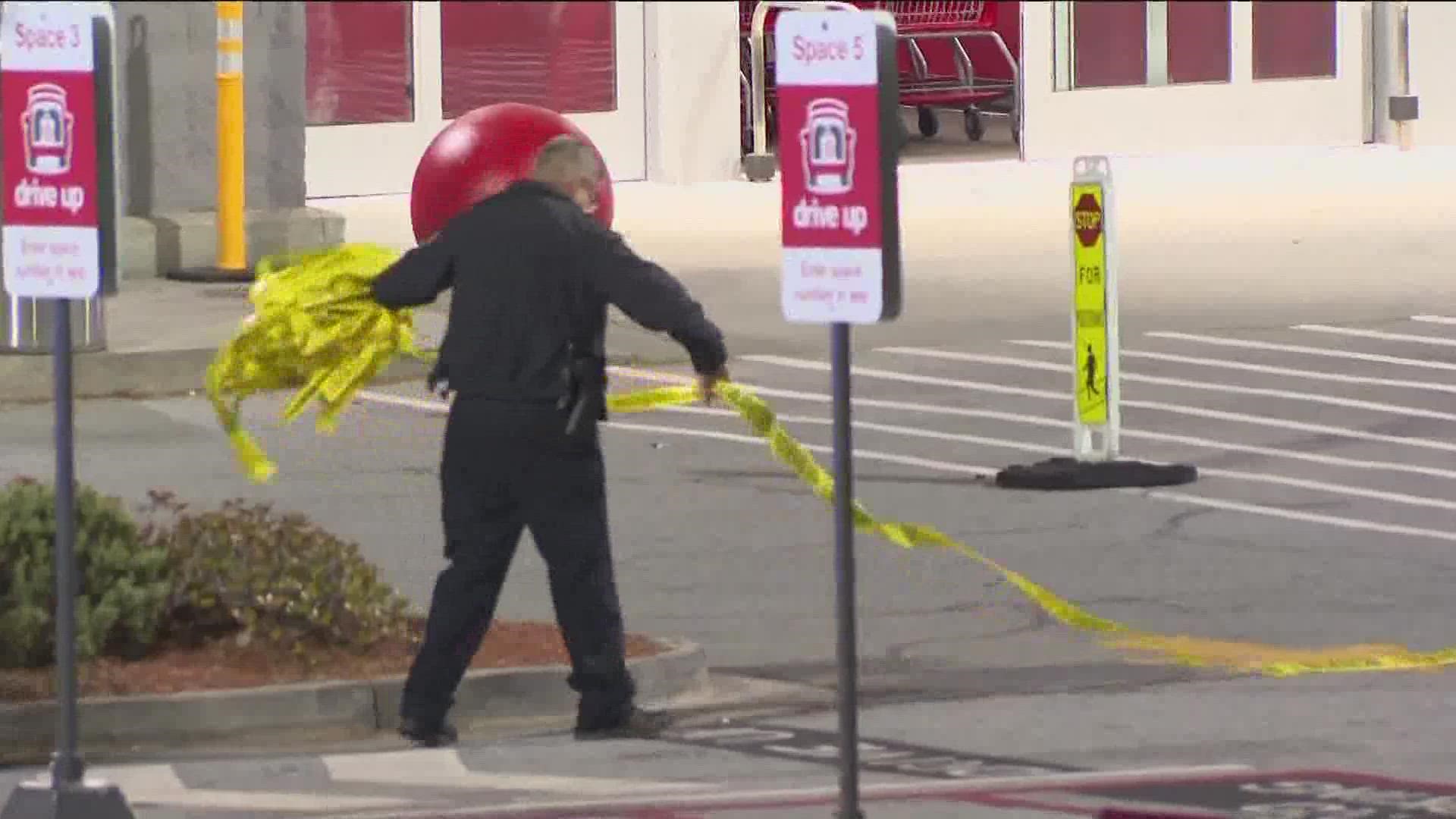 Officers responded to the Target at 2400 North Druid Hills Rd. around 8:45 p.m. in response to the threat that was called into the store.