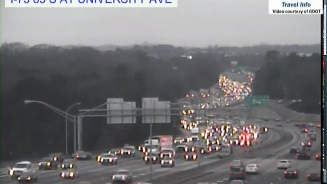 Delays Cleared On I-75/I-85 In Atlanta After Multi-vehicle Crash ...