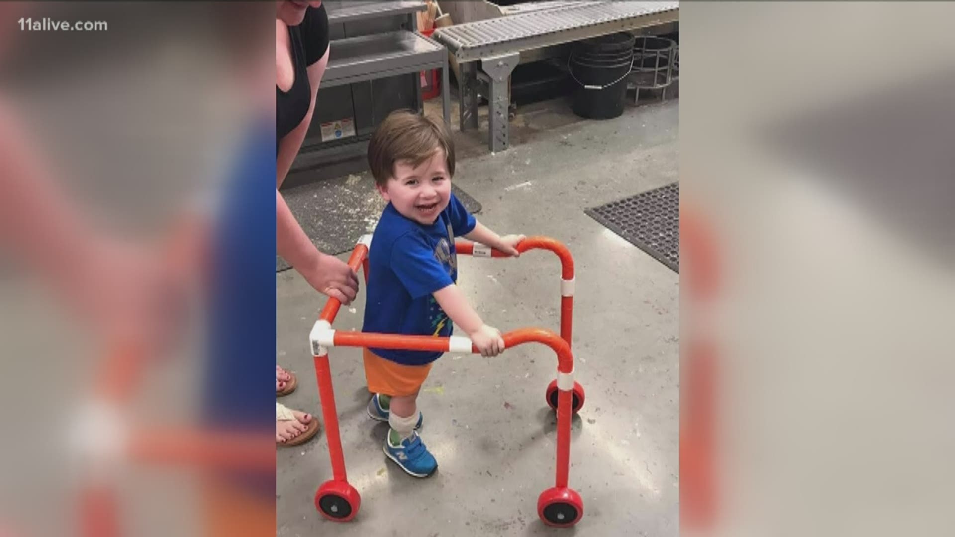 Workers at a Georgia Home Depot store came together to help a family in need.