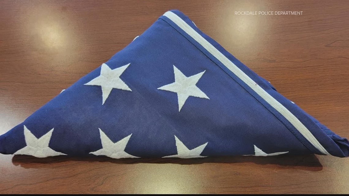 Folded American flag found in Rockdale County - Vimarsana News