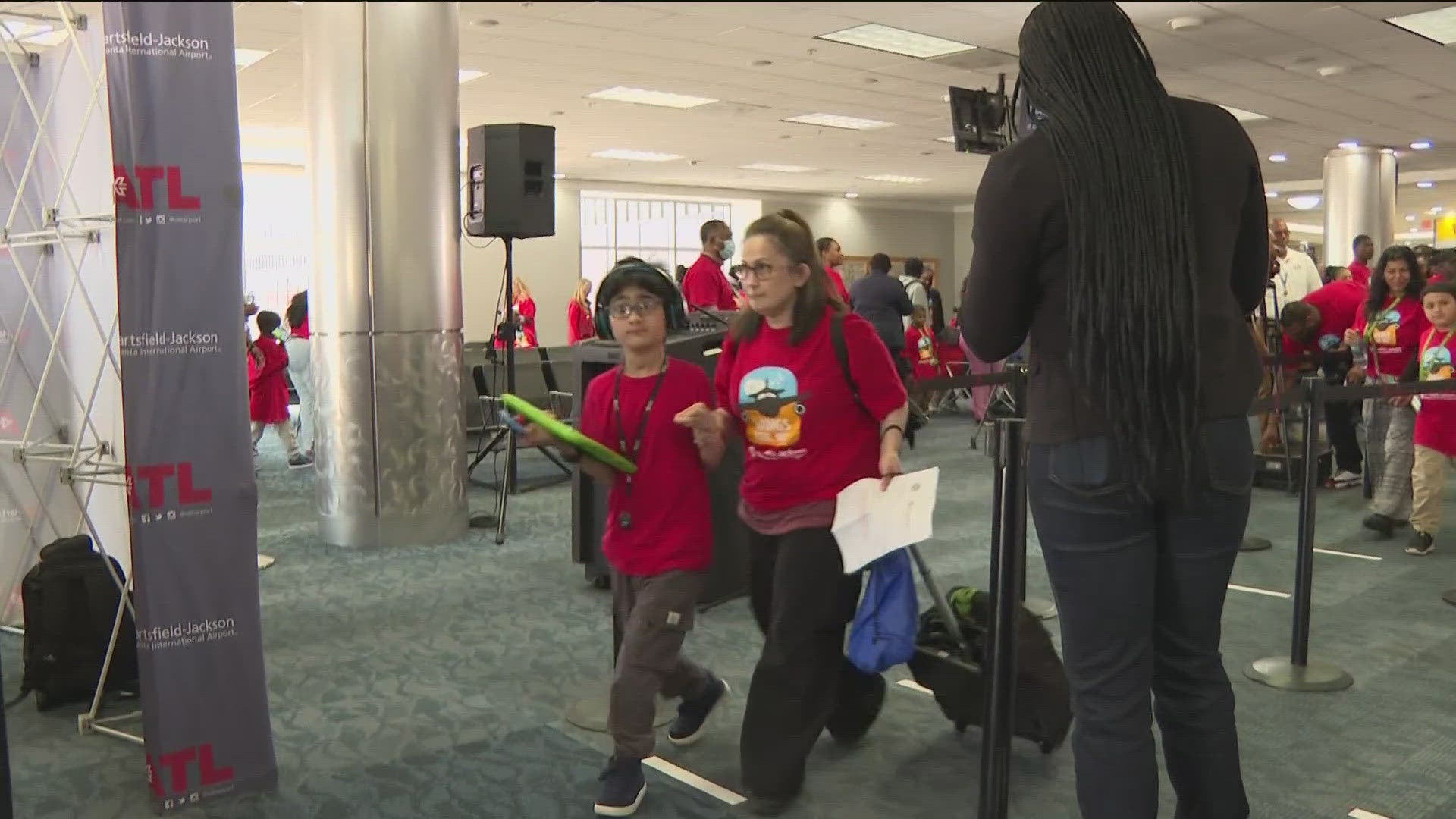 Inclusive event held at Atlanta airport for those with disabilities ...